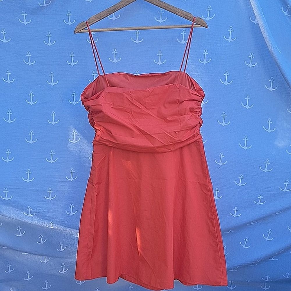 New Nasty Gal Coral Cocktail Dress size 14 Junior